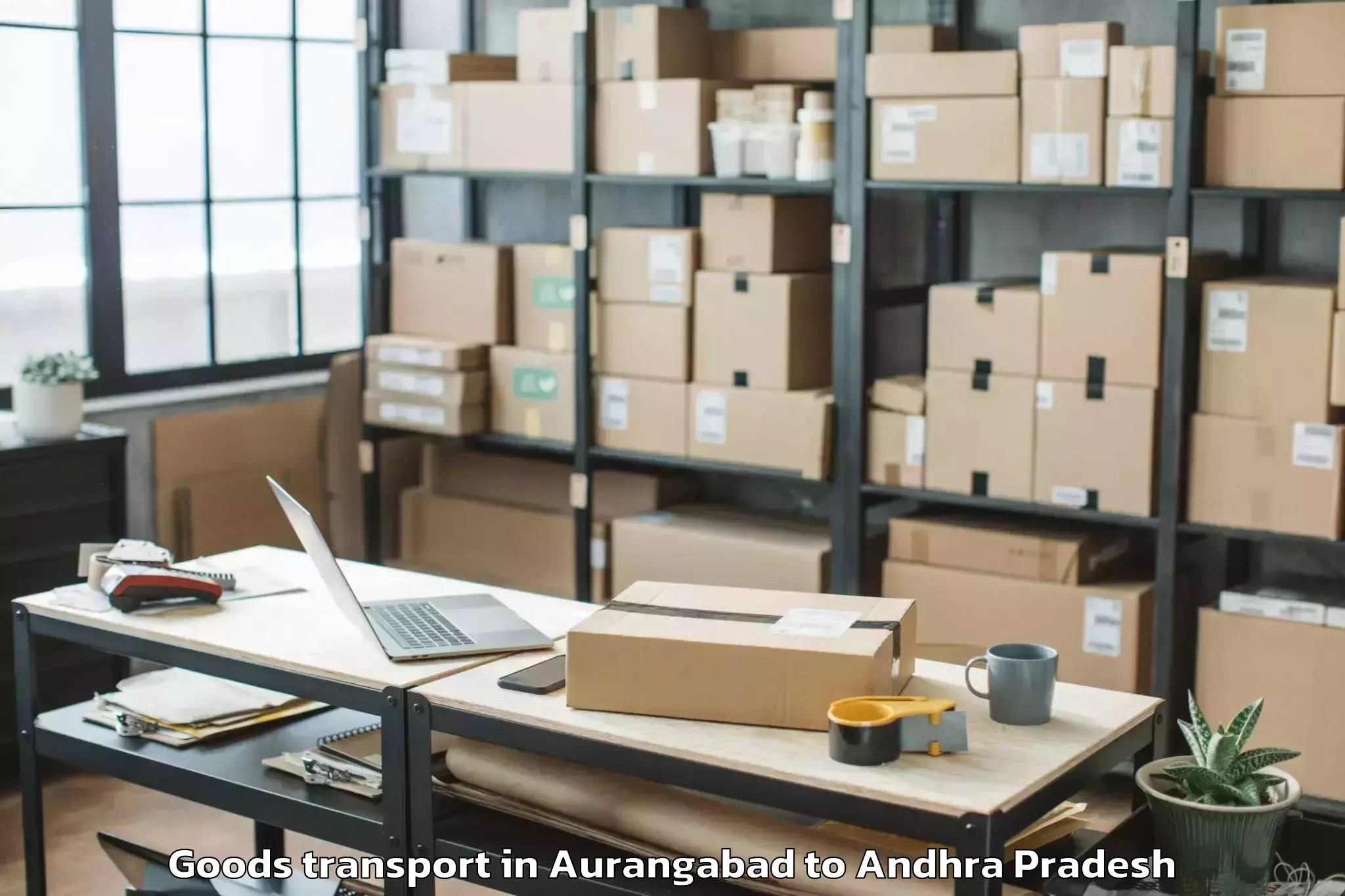 Hassle-Free Aurangabad to Kamepalle Goods Transport